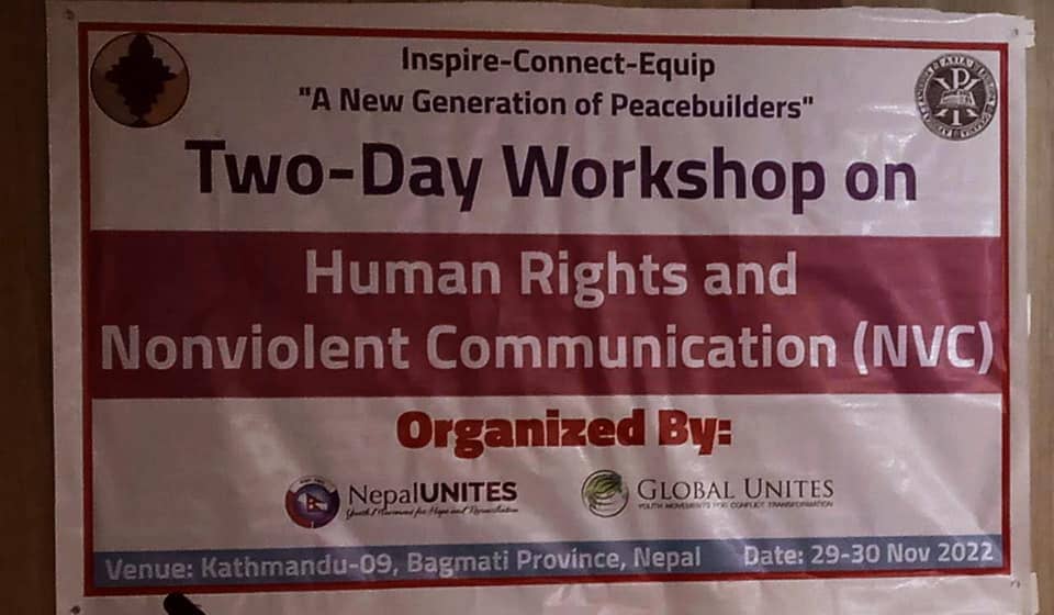 Two-day workshop program at Hotel Travel inn on Human Rights